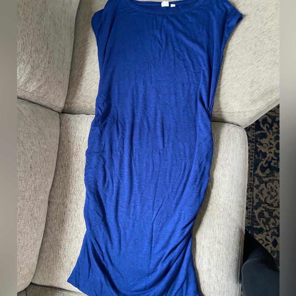 Gap Maternity Blue Knit Dress size M